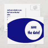 Save the date! aankondigingskaart (Voorkant / Achterkant)
