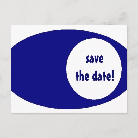 Save the date! aankondigingskaart (Voorkant)