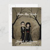 Save the date aankondigingskaart (Voorkant / Achterkant)