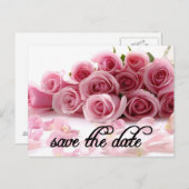 Save the date aankondigingskaart (Voorkant / Achterkant)