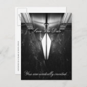 Save the date aankondigingskaart (Voorkant / Achterkant)