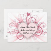 Save the date aankondigingskaart (Voorkant / Achterkant)