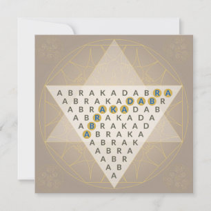 Save The Date Abracadabra Mantra magique Illustration Triangle