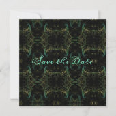 Save The Date Abstrait à la mode Enregistrer la date (Devant)