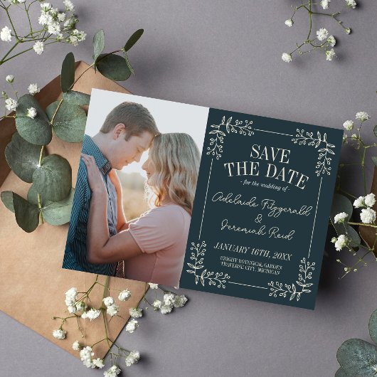 Save The Date Adelaide Frame | Couleurs courbes | Réservez la da