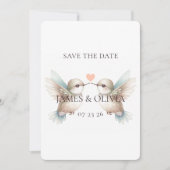 Save The Date Adorable Mariage Hummingbird Enregistrer la date (Devant)