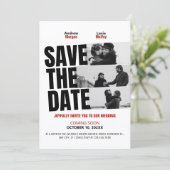Save The Date Affiche de film de mariage  (Debout devant)