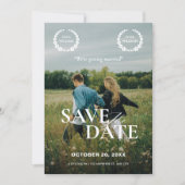 Save The Date Affiche de film de mariage (Devant)