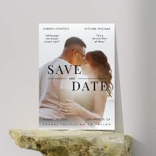 Save The Date Affiche de film romantique 2 citations Photo Maria