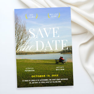 Save The Date affiche de film romantique esthétique