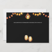 Save The Date Afrique safari à cordes pays (Dos)