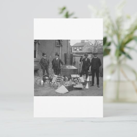 Save The Date Agents Interdiction Avec Lune Toujours 1922 (Debout devant)