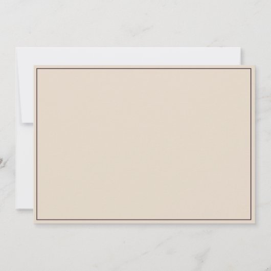 Save The Date Aiguilles de pin à cônes d'hiver (Dos)