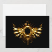Save The Date Ailes steampunk (Devant / Derrière)