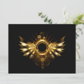 Save The Date Ailes steampunk (Debout devant)