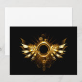 Save The Date Ailes steampunk (Devant / Derrière)