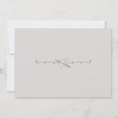 Save The Date Aimant Mariage campagnard vintage (Dos)