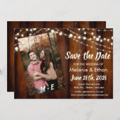 Save The Date AJOUTER LA PHOTO - Mariage Enregistrer La Date Inv (Devant / Derrière)