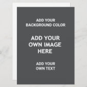 Save The Date Ajoutez votre couleur arrière - plan, votre image, (Devant / Derrière)