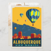 Save The Date Albuquerque, Nouveau-Mexique | Sauvegarder la Date (Devant / Derrière)