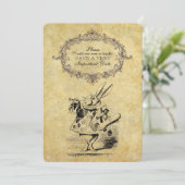 Save The Date Alice au pays des merveilles sur Mariage papier vi (Debout devant)