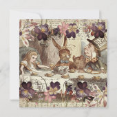 Save The Date Alice In Wonderland Enregistrer La Date (Dos)