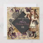 Save The Date Alice In Wonderland Enregistrer La Date (Devant)
