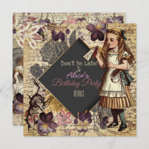 Save The Date Alice In Wonderland Enregistrer La Date
