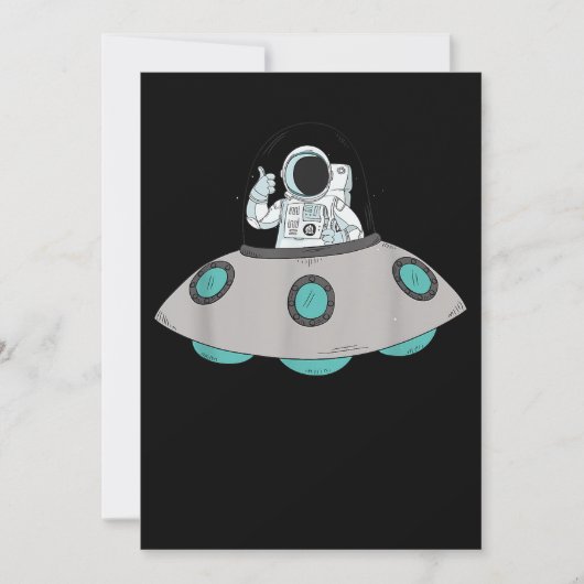 Save The Date Alien OVNI Extérieur Navire Extrateresstrial Croya (Devant)