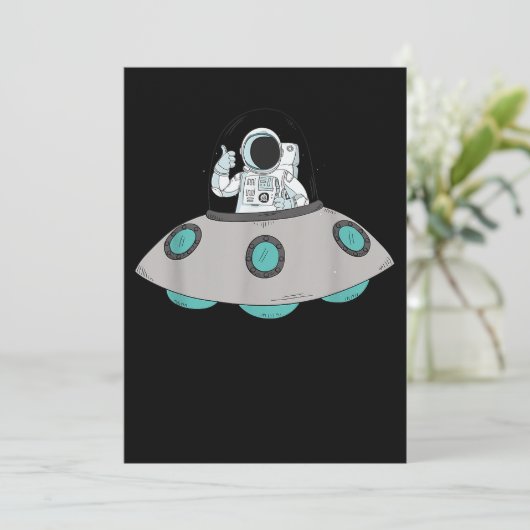 Save The Date Alien OVNI Extérieur Navire Extrateresstrial Croya (Debout devant)