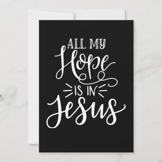 Save The Date All My Hope Is In Jesus Christian (Devant)