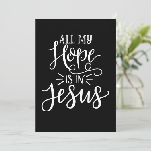 Save The Date All My Hope Is In Jesus Christian (Debout devant)