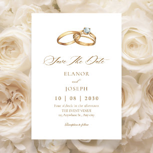 Save The Date Alliance élégante