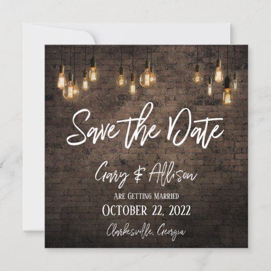 Save The Date Allison et Gary V5 (Devant)