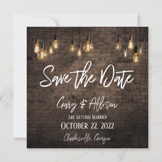 Save The Date Allison & Gary V5 (Devant)