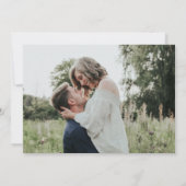 Save The Date Aloha Hawaii Photo Beach Wedding Enregistrer la da (Dos)