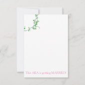 Save The Date Alpha Kappa Alpha - Enregistrer L'Invitation Date (Dos)