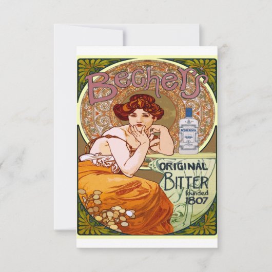 Save The Date Alphonse Mucha Becher Woman Art Nouveau (Devant)