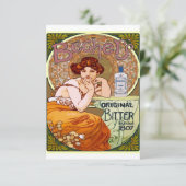 Save The Date Alphonse Mucha Becher Woman Art Nouveau (Debout devant)