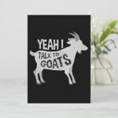 Save The Date Amateurs de chèvre Joke cadeau (Debout devant)