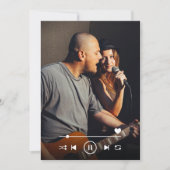 Save The Date Amateurs de musique QR Code Photo Mariage Enregist (Devant)