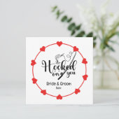 Save The Date Amateurs de pêche Hook sur vous Mariage (Debout devant)