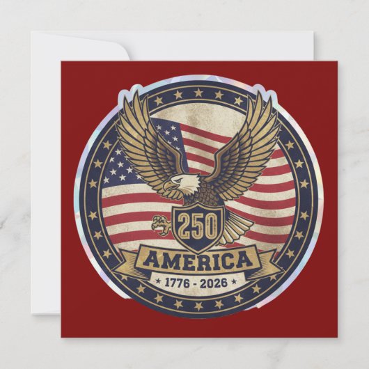 Save The Date America 250  (Devant)