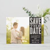 SAVE THE DATE AMOUR ANCIEN | DÉCLARATION DE SAUVEGARDE DE DATE (Debout devant)