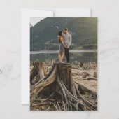 Save The Date Amour de montagne Turquoise (Dos)