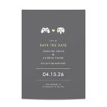 Save The Date Amour du contrôleur Enregistrer la date<br><div class="desc">Magnifiquement imprimé,  enregistrez les dates qui peuvent être customisées pour votre occasion spéciale. Découvrez le magasin Origami Prints pour les invitations de mariage,  les cartes rsvp et d'autres produits qui complètent ce design!</div>