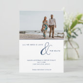 Save The Date Amour et la plage Photo Mariage à la plage (Debout devant)