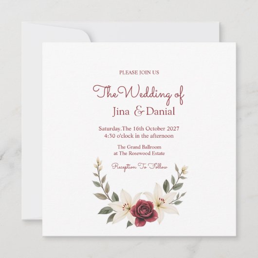 Save The Date Amour éternel (Devant)