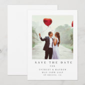 Save The Date Amour éternel, sauvegarder la date, annonce (Devant / Derrière)