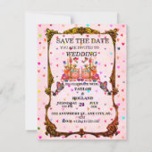 Save The Date Amoureux de cygnes (Dos)